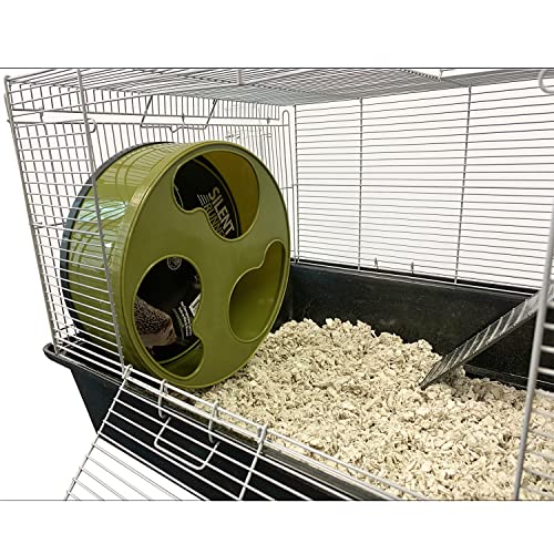 Silent Runner 12" Exercise Wheel - Fast, Durable Cage Attachment for Small Pets