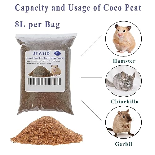 8L Coco Peat Bedding Pet Litter - Keep Your Degu Comfy