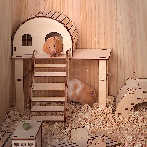 Wooden Hideout Hut for Small Animals - Create a Comfortable Home For Your Pet