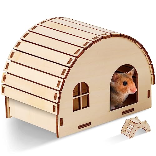 Wooden Hideout Hut for Small Animals - Create a Comfortable Home For Your Pet